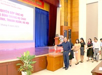 Trường Cao đẳng Sư phạm Trung ương tưởng niệm và quyên góp ủng hộ các nạn nhân, gia đình trong vụ cháy tại phường Khương Đình, quận Thanh Xuân, Hà Nội